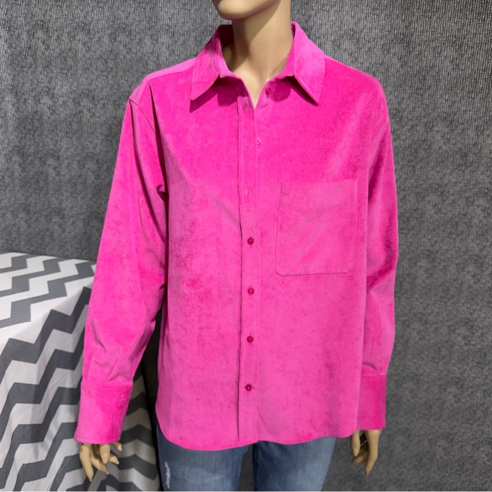 ZARA Soft Corduroy Shirt - Picture 15 of 16